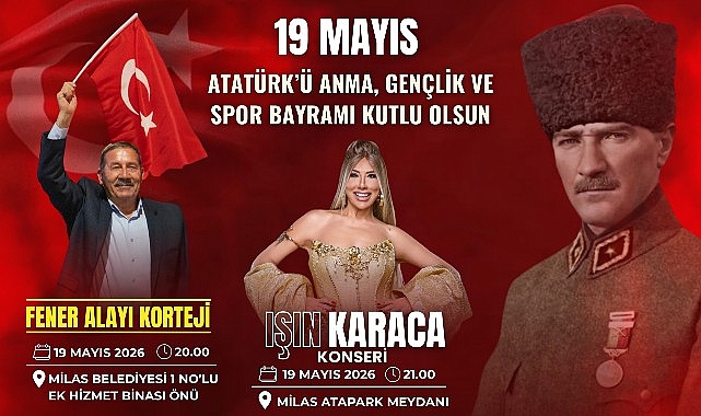 Milas Belediyesi, 19 Mayıs Atatürk'ü Anma, Gençlik ve Spor Bayramı’nı