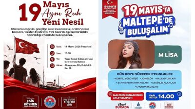 Maltepe’de 19 Mayıs coşkusu, meşaleli yürüyüş ve Zeynep Bastık konseriyle