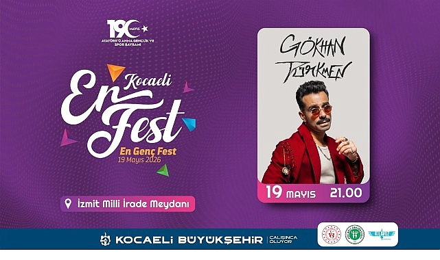 Türk pop müziğinin sevilen ismi Gökhan Türkmen, EnFest’in finalinde 19