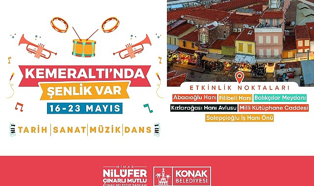 Konak Belediyesi’nin önce Alsancak’ta başlattığı etkinlikler, vatandaştan ve esnaftan gelen