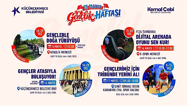Küçükçekmece Belediyesi, 19 Mayıs Atatürk'ü Anma, Gençlik ve Spor Bayramı'nın
