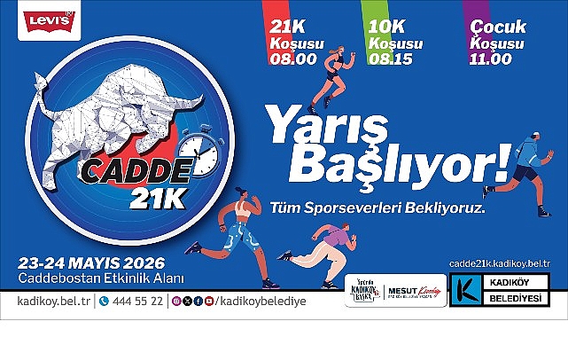 Kadıköy Belediyesi tarafından bu yıl beşincisi düzenlenecek olan Cadde 10K,