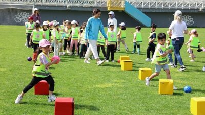 Bu yıl 24’üncüsü düzenlenen Nilüfer Uluslararası Spor Şenlikleri’nde okul öncesi