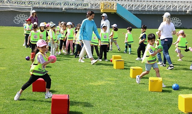 Bu yıl 24’üncüsü düzenlenen Nilüfer Uluslararası Spor Şenlikleri’nde okul öncesi