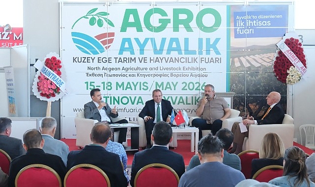 Ayvalık’ta düzenlenen AgroAyvalık 2026 Tarım ve Hayvancılık Fuarı, Kuzey Ege’nin