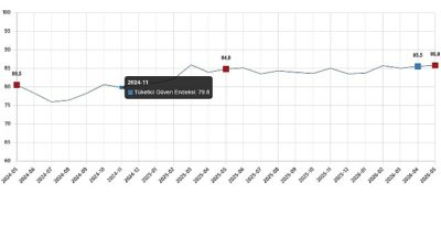 Tüketici güven endeksi 85,8 oldu    Türkiye İstatistik