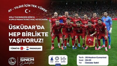 Üsküdar Belediyesi, A Milli Futbol Takımı’nın 2026 FIFA Dünya Kupası