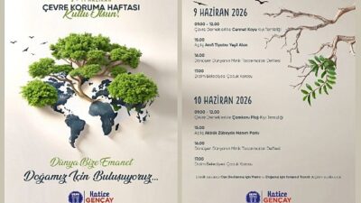 Didim Belediyesi tarafından, 5-11 Haziran Çevre Koruma Haftası kapsamında çevre