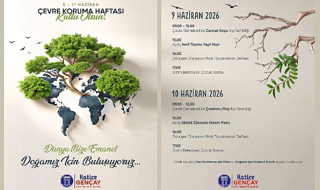 Didim Belediyesi tarafından, 5-11 Haziran Çevre Koruma Haftası kapsamında çevre