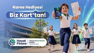 Hayat Finans, karne dönemine özel “Karne Harçlığının Yarısı BİZ’den” kampanyasını