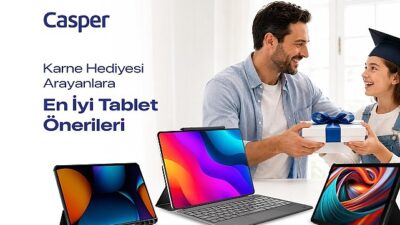 Tabletler artık eğitim, üretkenlik ve günlük dijital ihtiyaçlar için tercih