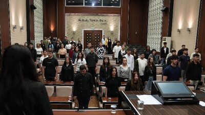 Keçiören Belediyesi Meclis Toplantı Salonu’nda stajyerlere yönelik motivasyon ve farkındalık
