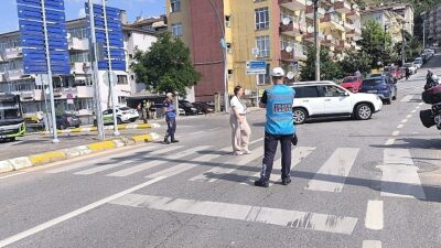 Kocaeli Büyükşehir Zabıtası, Yükseköğretim Kurumları Sınavı süresince adayların yanında oldu.