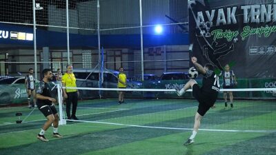 Konya Büyükşehir Belediyesi tarafından düzenlenecek Ayak Tenisi Turnuvası, sporcuları ve