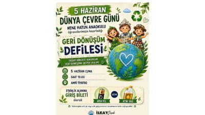 Menderes Belediyesi’nin destekleri ile Nene Hatun Anaokulu öğrencilerinin 5 Haziran