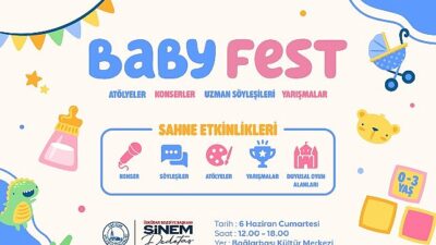 Üsküdar Belediyesi tarafından düzenlenen Baby Fest, 6 Haziran Cumartesi günü