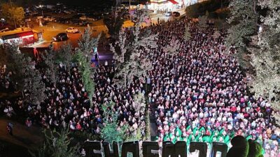Kocaeli Büyükşehir Belediyesi, Ormanya’da başlattığı açık hava sinemasıyla yaz akşamlarını