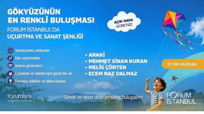 Forum İstanbul, 27-28 Haziran tarihlerinde düzenleyeceği “Uçurtma ve Sanat Şenliği”