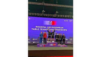 Romanya’nın Cluj-Napoca kentinde düzenlenen U21 Avrupa Masa Tenisi Şampiyonası’nda mücadele