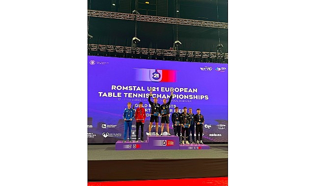 Romanya’nın Cluj-Napoca kentinde düzenlenen U21 Avrupa Masa Tenisi Şampiyonası’nda mücadele