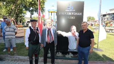 Altınoluk Şahindere Mahallesi’nde bulunan Volkan Konak Parkı’nın açılışına Edremit Belediye