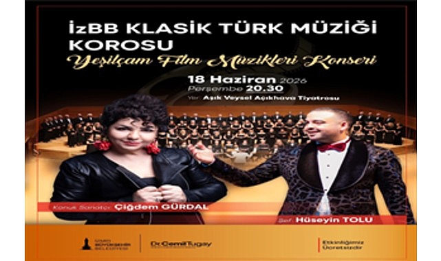 İzmir Büyükşehir Belediyesi Klasik Türk Müziği Korosu,  18 Haziran’da Türk