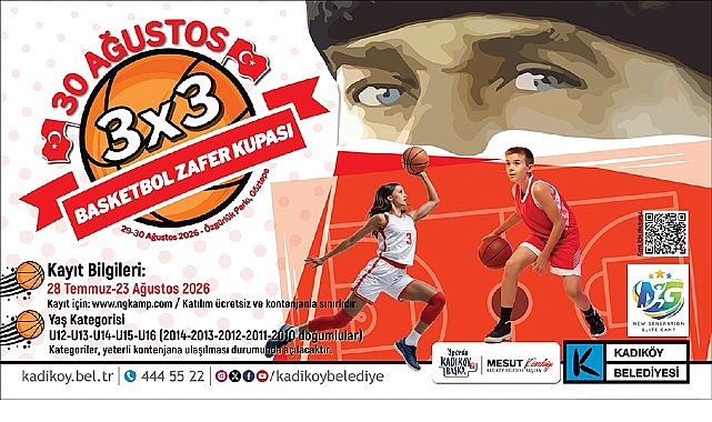 30 Ağustos Basketbol Zafer Kupası Kayıtları Devam Ediyor