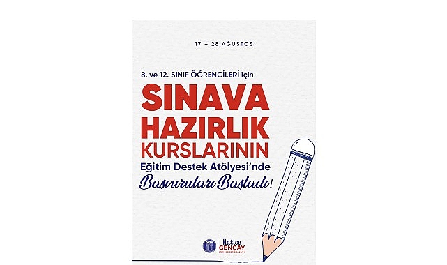 Didim Belediyesi’nden Öğrencilere Sınava Hazırlık Desteği