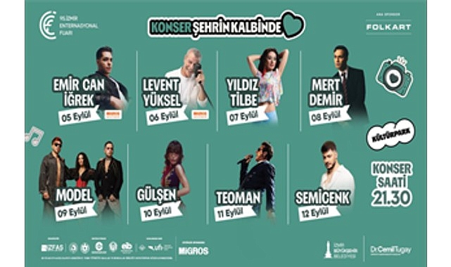 İEF’de Çim Konserleri rüzgarı esecek
