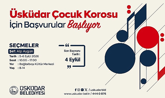 Üsküdar Çocuk Korosu Yeni Seslerini Arıyor